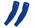 MR Compression Arm Sleeves for Sports, Volleyball, Cricket, Cycling, Running & Gym | UV Protection | Breathable Stretch Fabric | Pair of 2 | Blue
