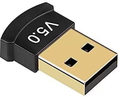 MR USB Bluetooth Adapter | Bluetooth 5.0 Dongle | Wireless Receiver | Plug & Play | Laptop/Desktop Compatible
