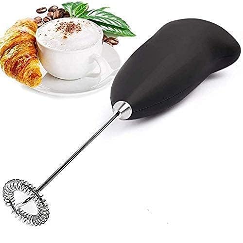 MR Milk Frother | Handheld Coffee Frother | Battery Operated | Stainless Steel Whisk | Portable & Easy to Use