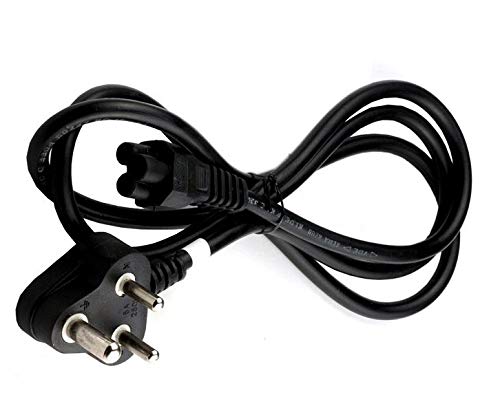 MR Laptop Power Cable | 3 Pin AC Power Cord | Adapter Cable | Durable Wire | Laptop Charger Compatible