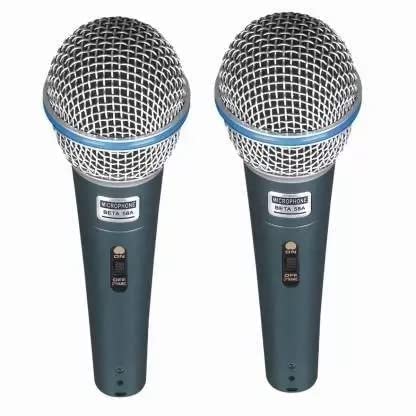 MR 6.5mm Microphone | Wired Handheld Mic | Beta Style Mic | Clear Voice | Speaker, Amplifier Compatible