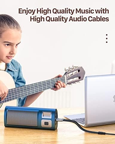 MR 3.5mm to Dual 6.5mm Audio Cable | 1 Female to 2 Male Jack | Stereo Sound | Mixer, Amplifier, Speaker Compatible