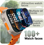 MR Smart Watch | Apple Style Design | Full Touch Display | Bluetooth Calling | Fitness Tracker | Stylish & Budget Friendly