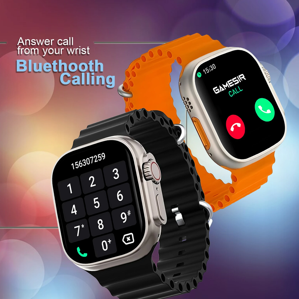 MR Smart Watch | Apple Style Design | Full Touch Display | Bluetooth Calling | Fitness Tracker | Stylish & Budget Friendly
