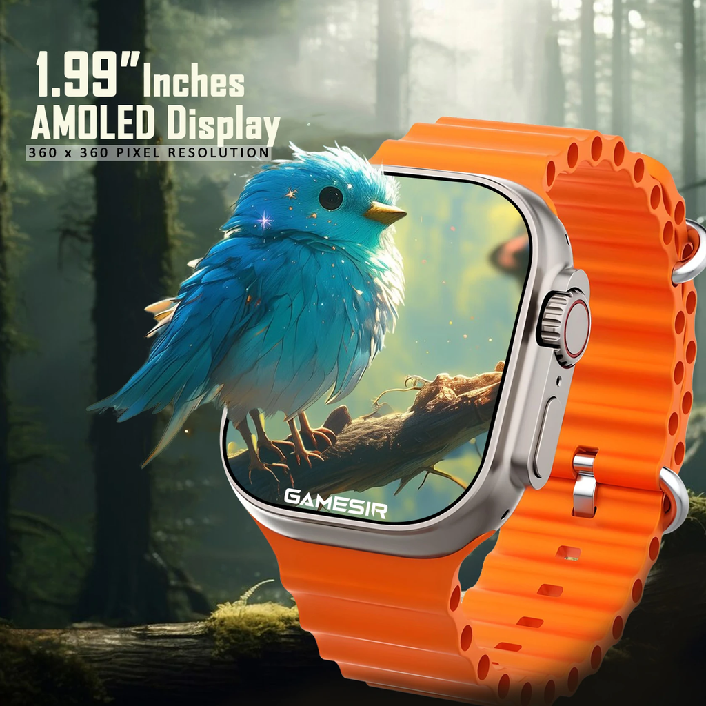 MR Smart Watch | Apple Style Design | Full Touch Display | Bluetooth Calling | Fitness Tracker | Stylish & Budget Friendly