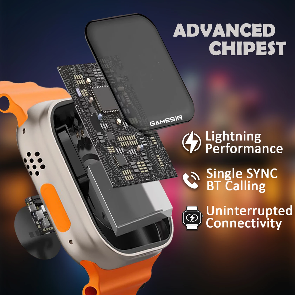 MR Smart Watch | Apple Style Design | Full Touch Display | Bluetooth Calling | Fitness Tracker | Stylish & Budget Friendly
