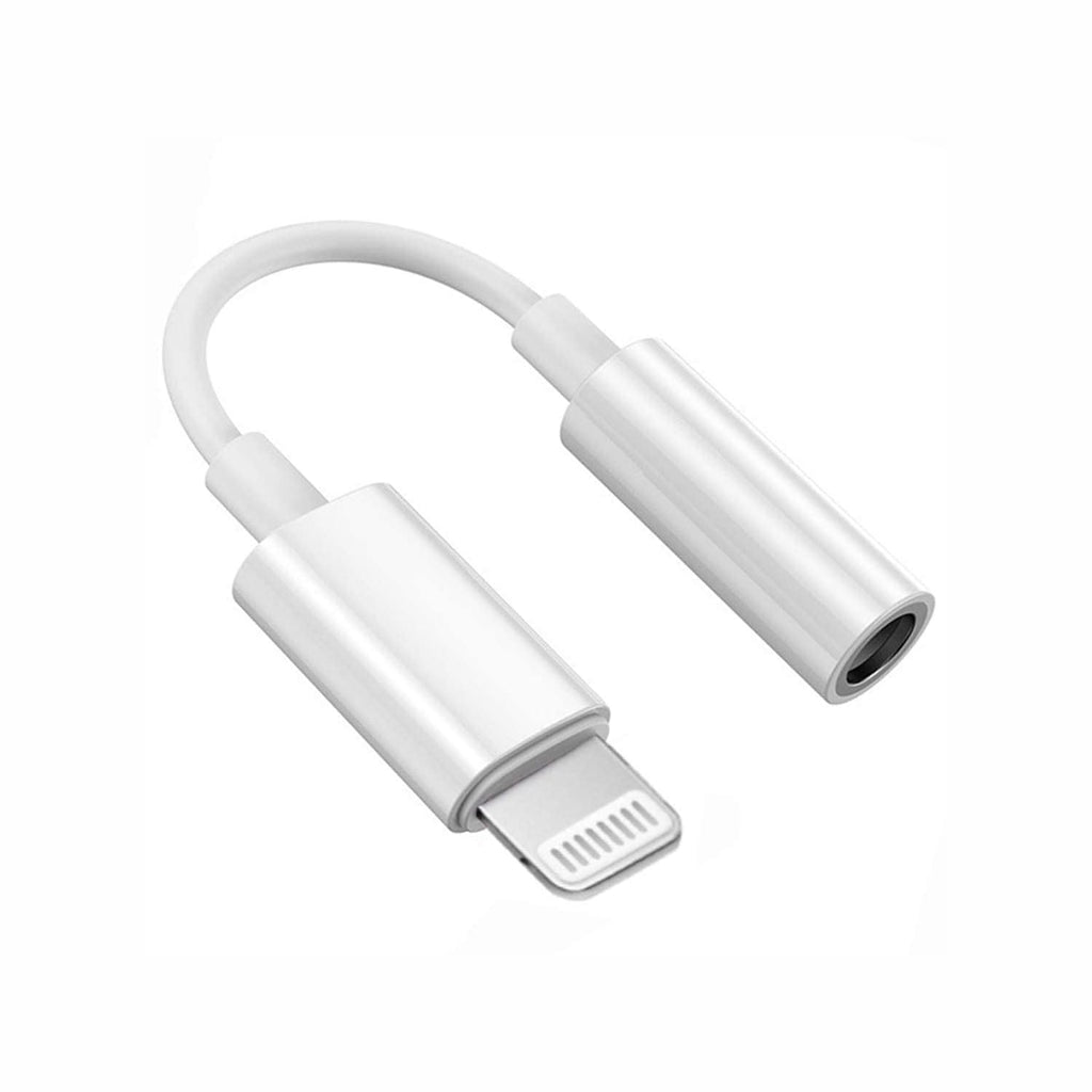 MR Lightning to 3.5mm Audio Jack Adapter | iPhone AUX Converter | Hi-Fi Sound | DAC Support | Earphone, Speaker Compatible