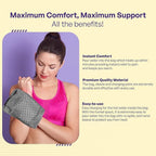 MR Electric Heating Pad | Fast Heating | Pain Relief Pad | Adjustable Temperature | Auto Cut Off | Safe & Comfortable