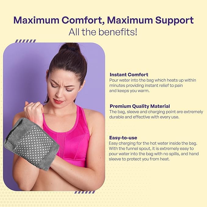 MR Electric Heating Pad | Fast Heating | Pain Relief Pad | Adjustable Temperature | Auto Cut Off | Safe & Comfortable