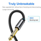 MR Type-C to 6.5mm Audio Cable (Metal) | USB-C to 6.5mm Jack | Hi-Fi Sound | DAC Support | Mixer, Amplifier Compatible