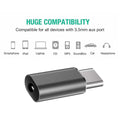 MR Type-C to 3.5mm Audio Jack Adapter | USB-C to AUX Converter | DAC Support | Hi-Fi Sound | Metal Design