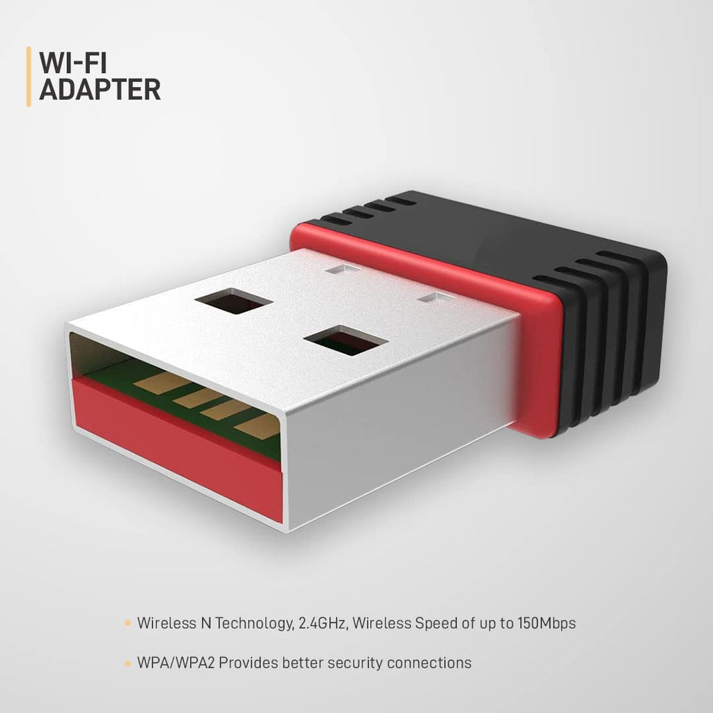 MR USB WiFi Dongle | Wireless Adapter | 300Mbps High Speed | Plug & Play | Laptop/Desktop Compatible