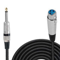 MR Microphone Cable | Mic Wire | 6.5mm/XLR Compatible | Clear Sound | Durable Audio Cable | Speaker & Amplifier Use
