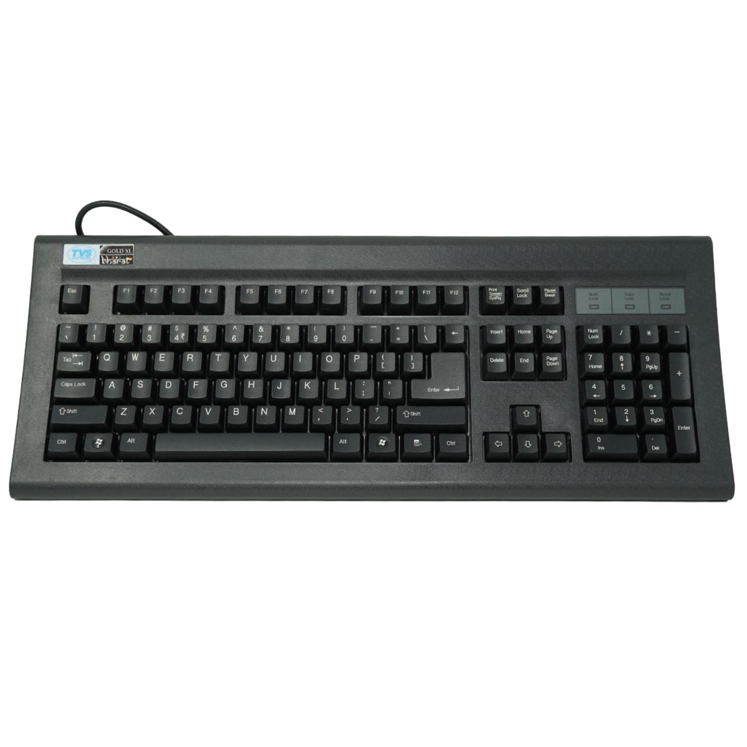 TVS Gold Prime Mechanical Keyboard (New) – Heavy Duty | Long Lasting | USB Wired | Professional Typing Keyboard