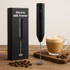 MR Milk Frother | Handheld Coffee Frother | Battery Operated | Stainless Steel Whisk | Portable & Easy to Use