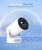 MR Mini Smart Projector | Full HD 4K Supported LED Projector | HDMI, USB & AV Input | Portable Home Theater for Movies, Gaming & Entertainment 🚀