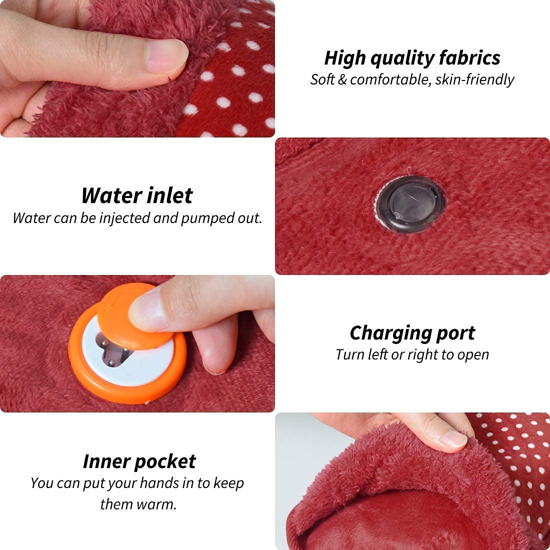 MR Electric Heating Pad | Fast Heating | Pain Relief Pad | Adjustable Temperature | Auto Cut Off | Safe & Comfortable