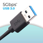 MR 300HB 4 Port USB 3.0 Hub with Hi-Speed Data Transfer, LED Indication, 15cm Cable, Backward Compatible, Multi Device Connection, Plug Play Usage, Glossy Finish and Lightweight Design