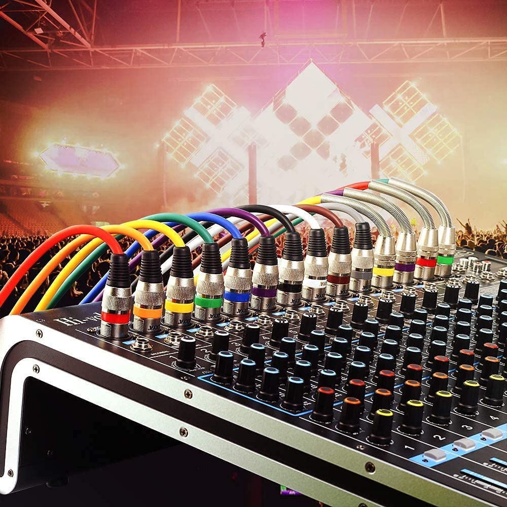 MR Microphone Cable | Mic Wire | 6.5mm/XLR Compatible | Clear Sound | Durable Audio Cable | Speaker & Amplifier Use