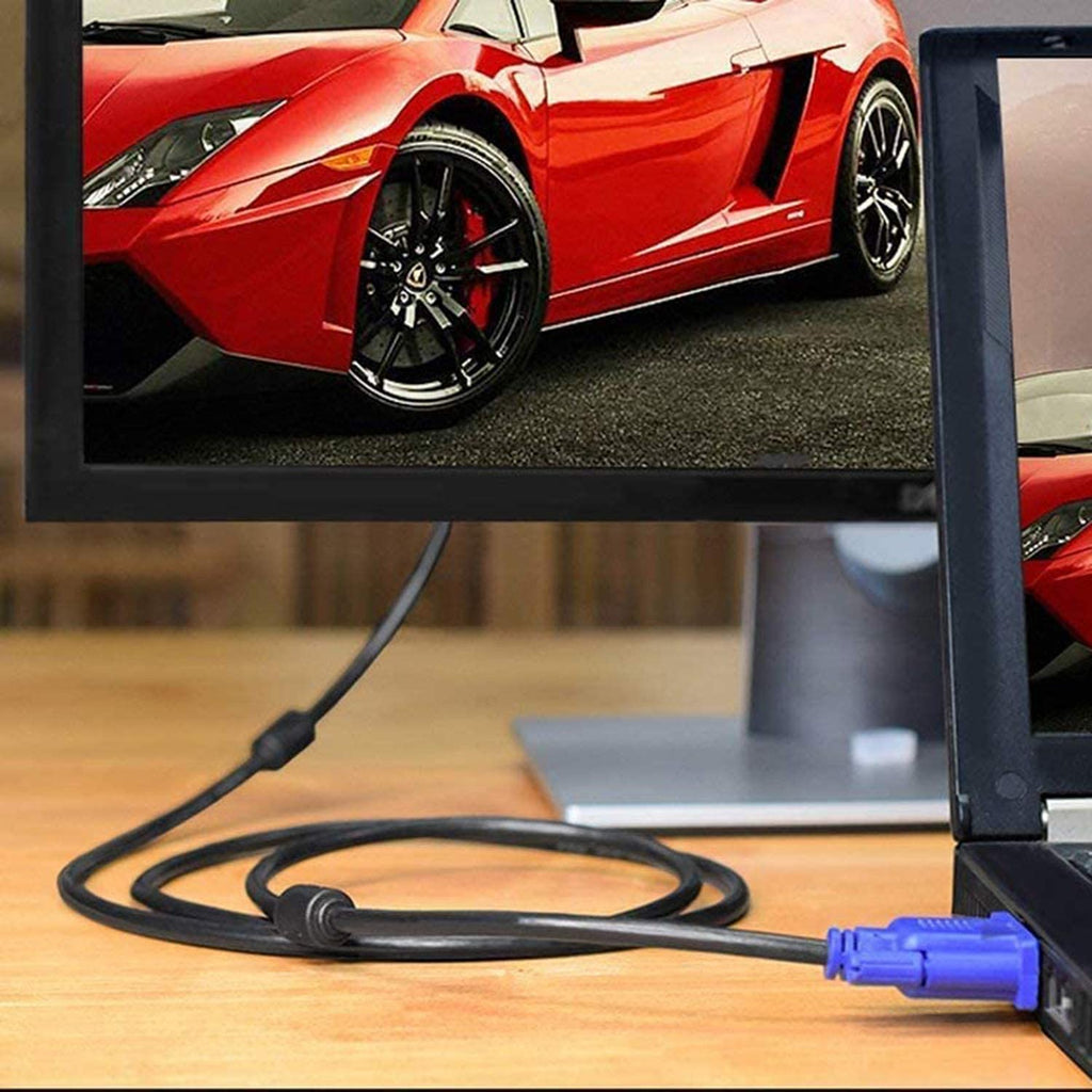 MR VGA Cable | HD Display Support | Male to Male | Durable Build | Monitor/CPU/Projector Compatible