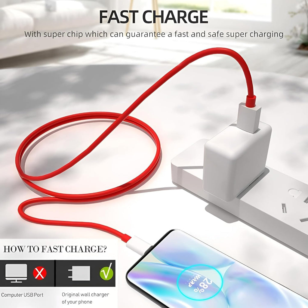 MR Type-C Charging Cable | USB to Type-C Fast Charging | Data Sync | Durable Cable | Mobile & Tablet Compatible