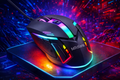 MR Gaming Wired Mouse | RGB Lights | High DPI | Ergonomic Design | USB Wired | Laptop/PC Compatible