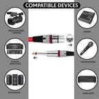MR Microphone Cable | Mic Wire | 6.5mm/XLR Compatible | Clear Sound | Durable Audio Cable | Speaker & Amplifier Use
