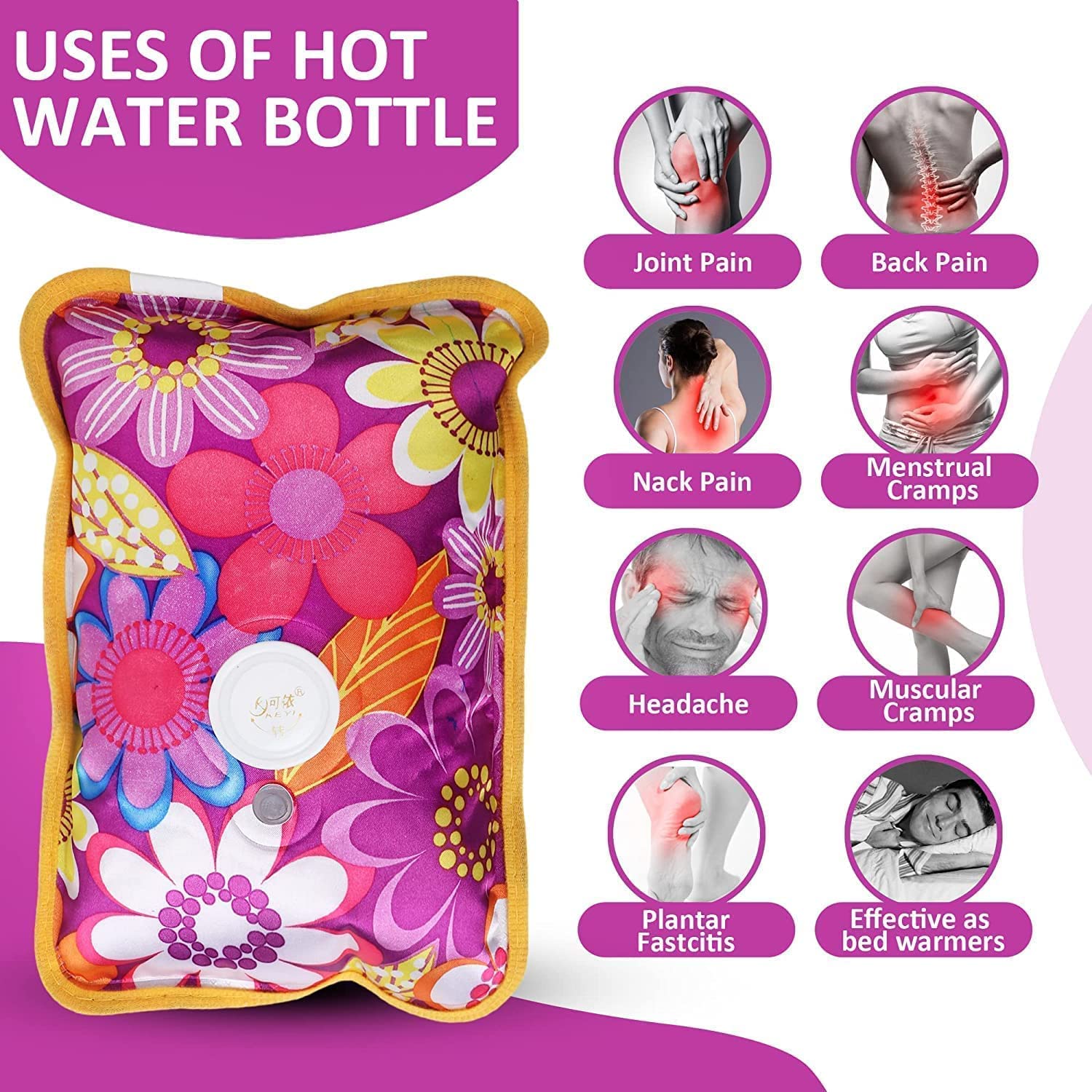 MR Electric Heating Pad | Fast Heating | Pain Relief Pad | Adjustable Temperature | Auto Cut Off | Safe & Comfortable