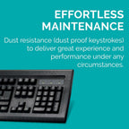 TVS Gold Prime Mechanical Keyboard (New) – Heavy Duty | Long Lasting | USB Wired | Professional Typing Keyboard