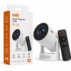 MR Mini Smart Projector | Full HD 4K Supported LED Projector | HDMI, USB & AV Input | Portable Home Theater for Movies, Gaming & Entertainment 🚀